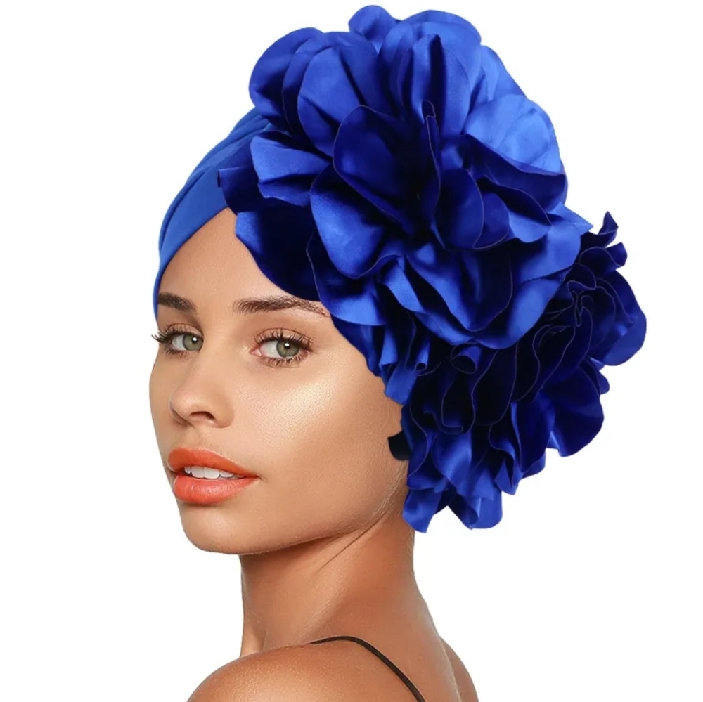 Exquisitely Stunning Unique Flower Fascinator Style Turban All Occasions